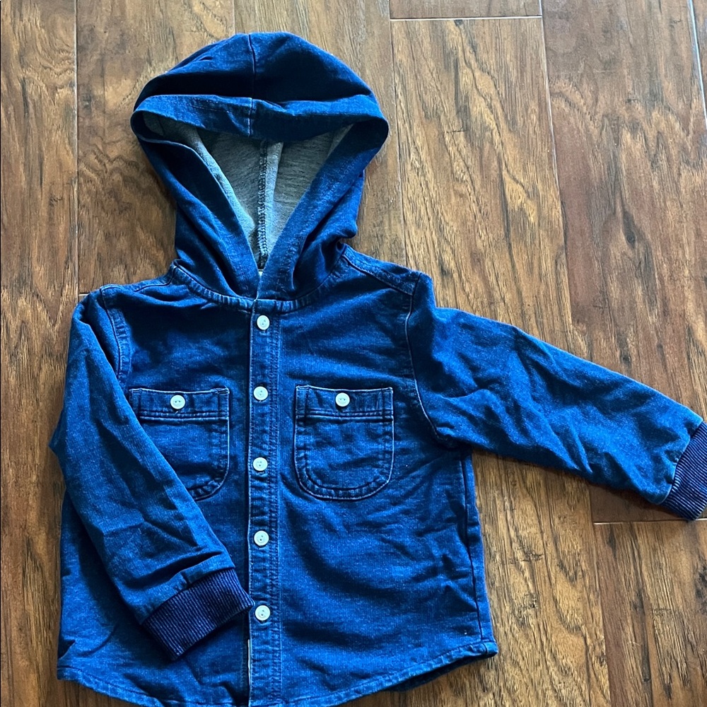 GYMBOREE baby. Vintage Blue Hooded Jacket